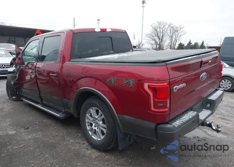 2015 Ford F-150 Lariat из США, поврежденный, VIN 1FTEW1EG8FFA86244